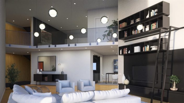 interior design_living_libreria scala