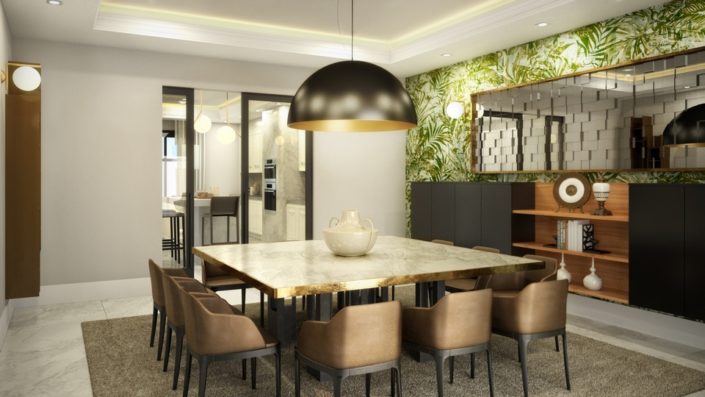 interior design_living_tavolo da pranzo su misura